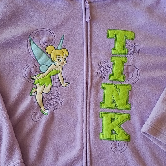 Disney Jackets & Blazers - Disney 2x 18 20 Tinkerbell soft hoodie jacket